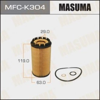Фильтр масла MASUMA MFCK304 (фото 1)