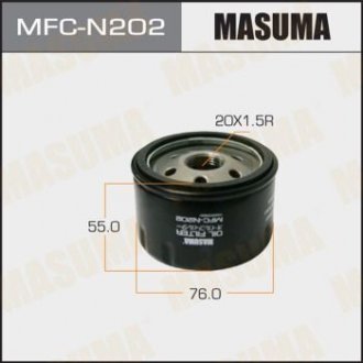 Фильтр масляный C0001 MASUMA MFCN202 (фото 1)