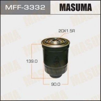Фильтр топливный Mitsubishi L 200 (-08), Pajero Sport (-09) Disel MASUMA MFF3332 (фото 1)