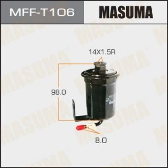 Фільтр паливний MASUMA MFFT106 (фото 1)