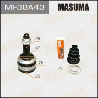 ШРУС зовнішній Mitsubishi Outlander (03-09) (нар 25/вн 29) MASUMA MI38A43