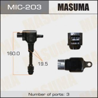 Катушка зажигания MASUMA MIC203 (фото 1)