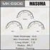 Колодка тормозная барабанная MASUMA MK6906 (фото 1)