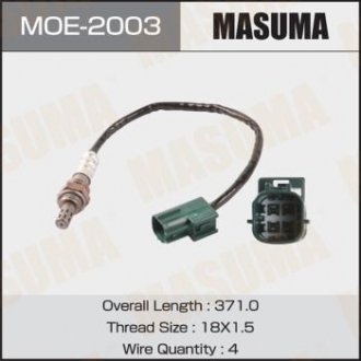 Датчик кислорода (лямбда-зонд) Nissan Murano (04-08), Primera (02-07), Teana (03-08), X-Trail (01-07) MASUMA MOE2003 (фото 1)