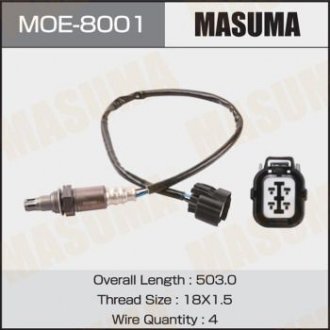 Датчик кисню (лямбда-зонд) MASUMA MOE8001 (фото 1)