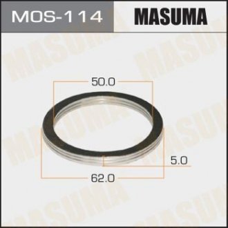 Кольцо глушителя графитовое MASUMA MOS114
