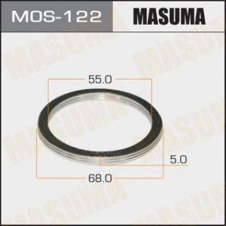 Кольцо глушителя графитовое MASUMA MOS122 (фото 1)