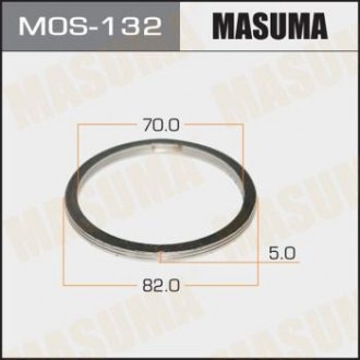 Кільце глушника (70x82x5) MASUMA MOS132
