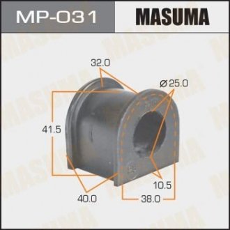 Втулка стабілізатора переднього Toyota Land Cruiser (-02) (Кратно 2 шт) MASUMA MP031 (фото 1)