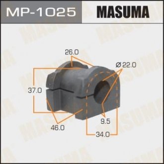 Втулка стабілізатора MASUMA MP-1025 (фото 1)