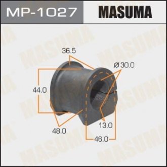 Втулка стабілізатора переднього Mitsubishi Pajero (-07) (Кратно 2 шт) MASUMA MP1027 (фото 1)