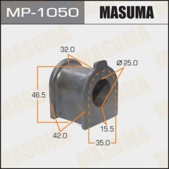 Втулка стабилизатора переднего Toyota Avensis (-05) (Кратно 2 шт) MASUMA MP1050 (фото 1)