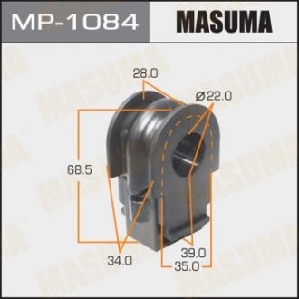 Втулка стаб пер NISSAN X-TRAIL T31 0713 D=22mm MASUMA MP-1084
