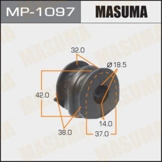 Втулка стабилизатора заднего Nissan Qashqai (06-13) (Кратно 2 шт) MASUMA MP1097 (фото 1)
