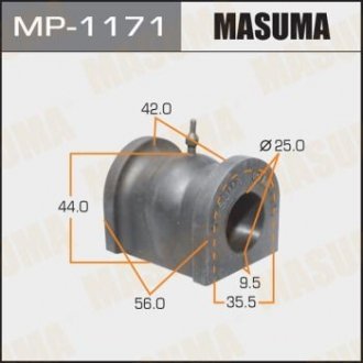 Втулка стабилизатора переднего Honda HR-V (00-06) (Кратно 2 шт) MASUMA MP1171 (фото 1)