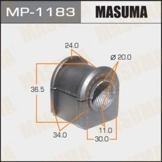 Втулка стабілізатора заднього Mazda 5 (05-10) (Кратно 2 шт) MASUMA MP1183 (фото 1)