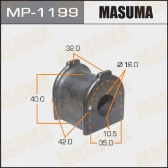 Втулка стабилизатора MASUMA MP-1199 (фото 1)
