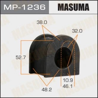Втулка стабілізатора MASUMA MP-1236 (фото 1)