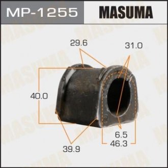 Втулка стабілізатора переднього Mitsubishi Pajero Sport (-09) (Кратно 2 шт) MASUMA MP1255 (фото 1)