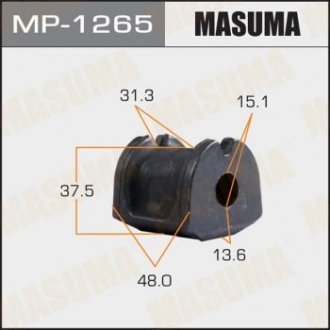 Втулка стабілізатора заднього Subaru Forester (07-), Impreza (07-16), Legacy (09-), XV (12-17) (Кратно 2 шт) MASUMA MP1265 (фото 1)