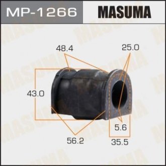 Втулка стабілізатора переднього Suzuki SX4 (13-), Vitara (15-) (Кратно 2 шт) MASUMA MP1266