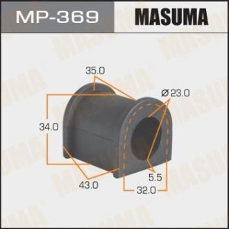 Втулка стабилизатора переднего Suzuki Grand Vitara (-05) (Кратно 2 шт) MASUMA MP369 (фото 1)