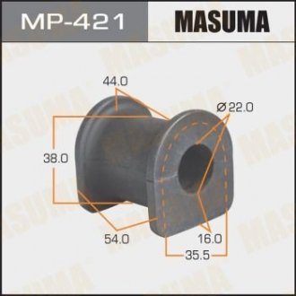 Втулка стабилизатора переднего Mitsubishi (Кратно 2 шт) MASUMA MP421 (фото 1)