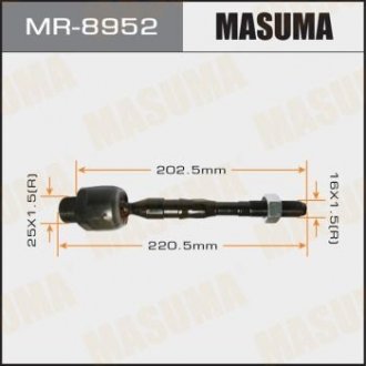 Кермова тяга внутрішня передня лв/пр Nissan Navara 2005- MASUMA MR8952 (фото 1)