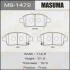 Колодка тормозная передняя Toyota Corolla (00-06), Prius (00-11), Yaris (01-05) MASUMA MS1472 (фото 1)