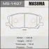 Колодка гальмівна передня Lexus RX 300, 330, 350 (04-08) MASUMA MS1497 (фото 1)