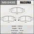 Колодка тормозная передняя Mitsubishi Lancer (00-08) MASUMA MS2435 (фото 1)