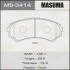 Колодка гальмівна передня Mitsubishi Pajero (00-) MASUMA MS3414 (фото 1)