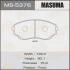 Колодка гальмівна передня Mazda CX-7 (06-11), CX-9 (09-12) (MS5376) MASUMA