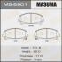 Колодка тормозная передняя Honda Accord (09-12) (MS8901) MASUMA