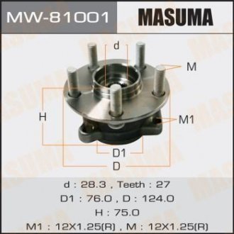 Маточина колеса MASUMA MW81001