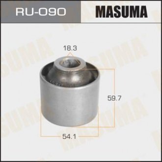 Сайлентблок переднего нижнего рычага задний Toyota Land Cruiser (-04) MASUMA RU090 (фото 1)