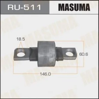 Фото сайлентблок передній заднього подольного вага MASUMA RU-511 САЙЛЕНТБЛОК ПЕРЕДНІЙ ЗАДНЬОГО ПОДОЛЬНОГО ВАГА MASUMA RU-511