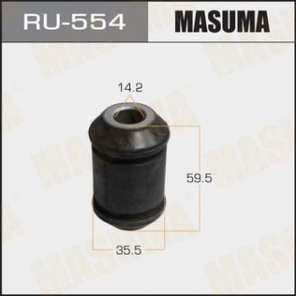 Сайлентблок переднього нижнього важеля передній Mitsubishi Colt (04-12) MASUMA RU554 (фото 1)