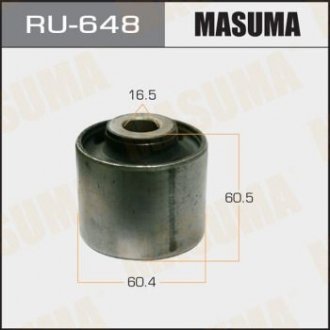 Сайлентблок заднего продольного рычага Mitsubishi Pajero Sport (00-) MASUMA RU648 (фото 1)