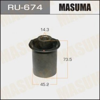 Сайлентблок заднього верхнього важеля Nissan Pathfinder (05-) MASUMA RU674 (фото 1)