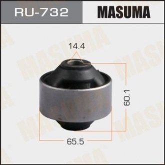 Сайлентблок переднего рычага задний MASUMA RU-732 (фото 1)