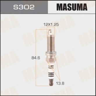 Свіча запалювання MASUMA S302P (фото 1)
