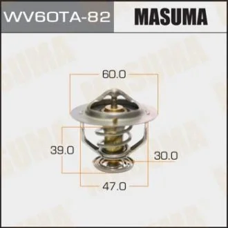 Термостат WV60TA-82 TOYOTA HILUX IV MASUMA WV60TA82 (фото 1)