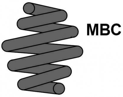 Пружина ходової частини MAXTRAC MC0198 (фото 1)