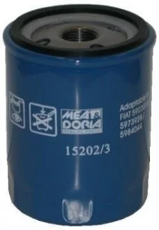 MEATDORIA FIAT Фильтр масляный H=100mm Alfa RomeoBrava,Punto,Uno,Palio,Multipla Lancia Lybra MEAT&DORIA 15202/3