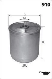 Фільтр оливи (аналогWL7441/OZ6D) Ford Transit 2.4TDCi 7/06->; Landrover Defender, Discovery II 2.5 TD5 - MECAFILTER EHC8400