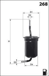 Фільтр палива (аналогWF8090/KL302) Probe 2.0-2.5 -98 MECAFILTER ELE6009