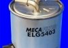 Фільтр палива (аналог/KL404/25) DACIA LOGAN I | 04>12// SANDERO I | 08>12 1.5 DCi (65 HP) MECAFILTER ELG5403 (фото 2)