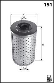 Фільтр палива (аналог33261E/KX38) MECAFILTER ELG5520