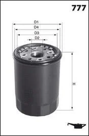 Фільтр олії MECAFILTER ELH4256